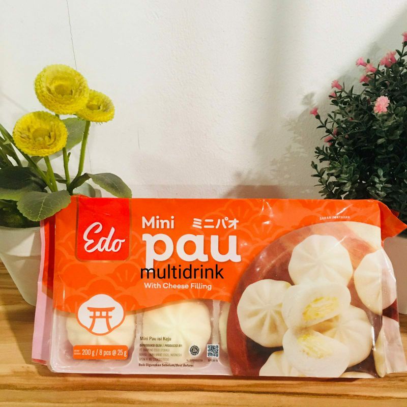 

Mini pao edo / mini pau edo isi keju / bakpao isi keju halal