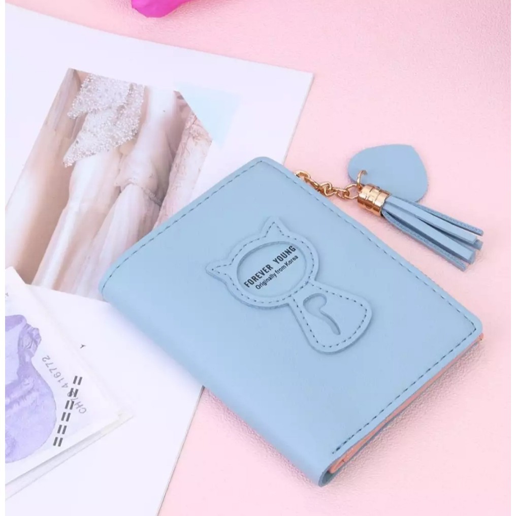 (COD) DOMPET LIPAT WANITA WOMEN WALLET KOREAN FASHION MALLSHOPPING