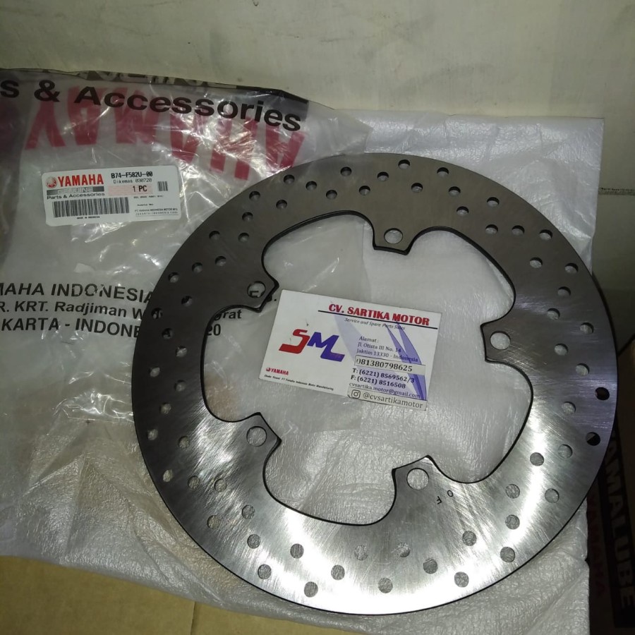 Piringan Depan Xmax (B74,BG6) / DISC, BRAKE (RIGHT) (B741) / B74-F582U-00