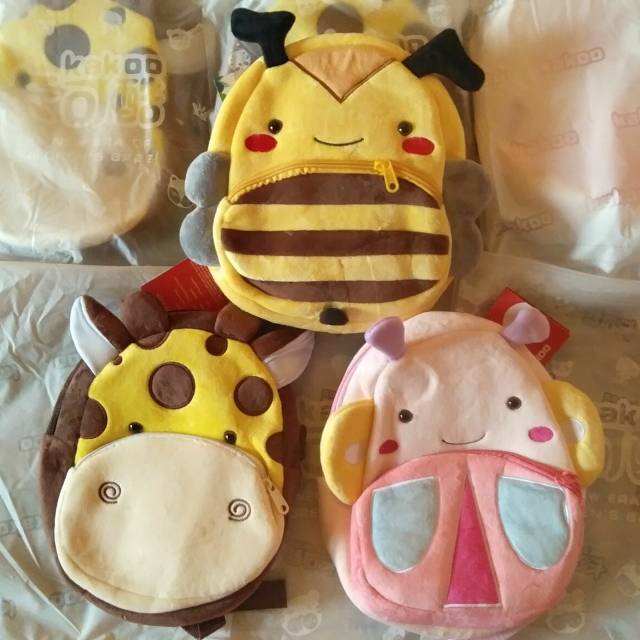 Tas Kakoo ORI / tas karakter hewan / Tas anak karakter lucu / tas ransel / tas sekolah PAUD TK
