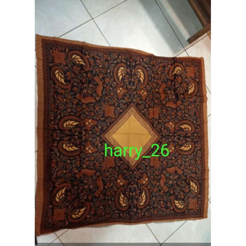 Udeng Segi Empat Motif Batik Cap - Kain Blangkon Segi Empat