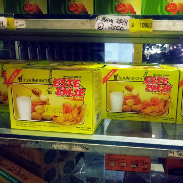 

Este Emje (susu dengan ginseng)