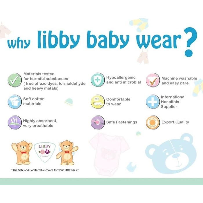 Kaos Singlet Bayi Dalaman Anak 9 - 24 Bulan Libby Polos Pita Anak Kecil Warna