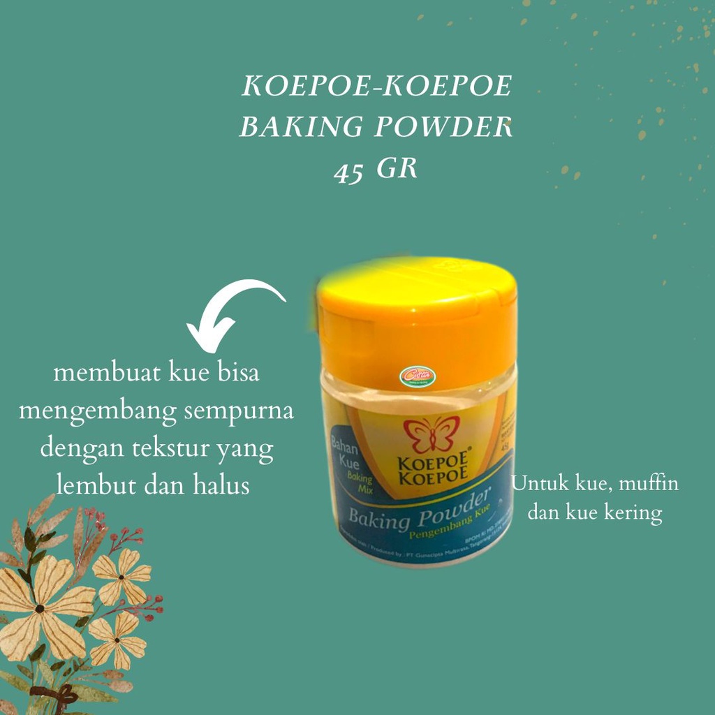 

KOEPOE KOEPOE BAKING POWDER 45 GR