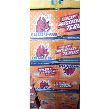 Torpedo minuman energy drink 24 cup 1karton