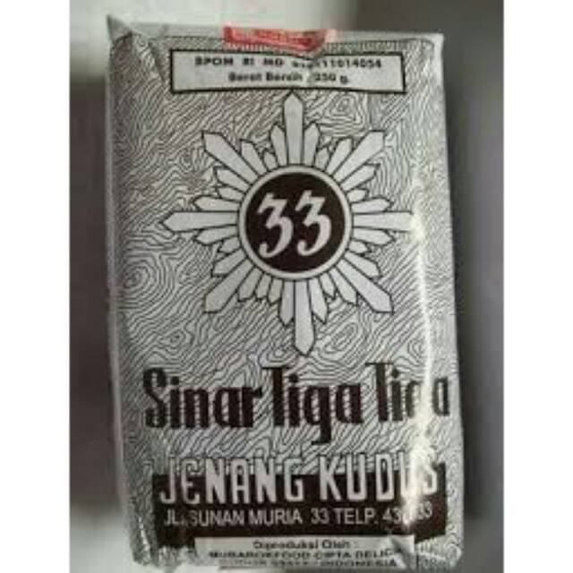 

Jenang kudus 33 - netto 250 gram (1/4 kg)