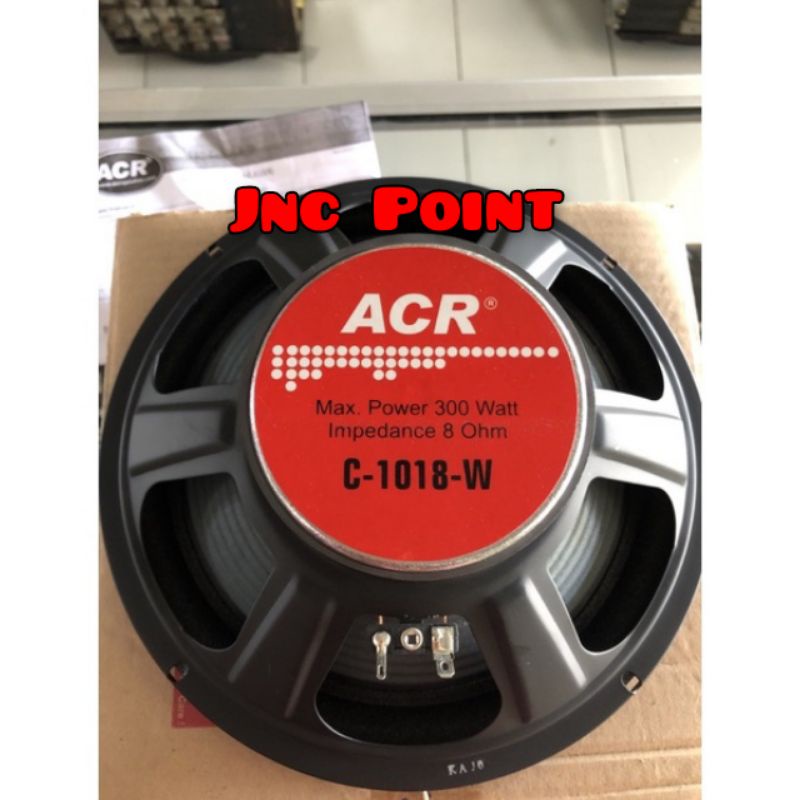 Speaker Woofer 10inch ACR 1018W ACR1018 W 300Watt