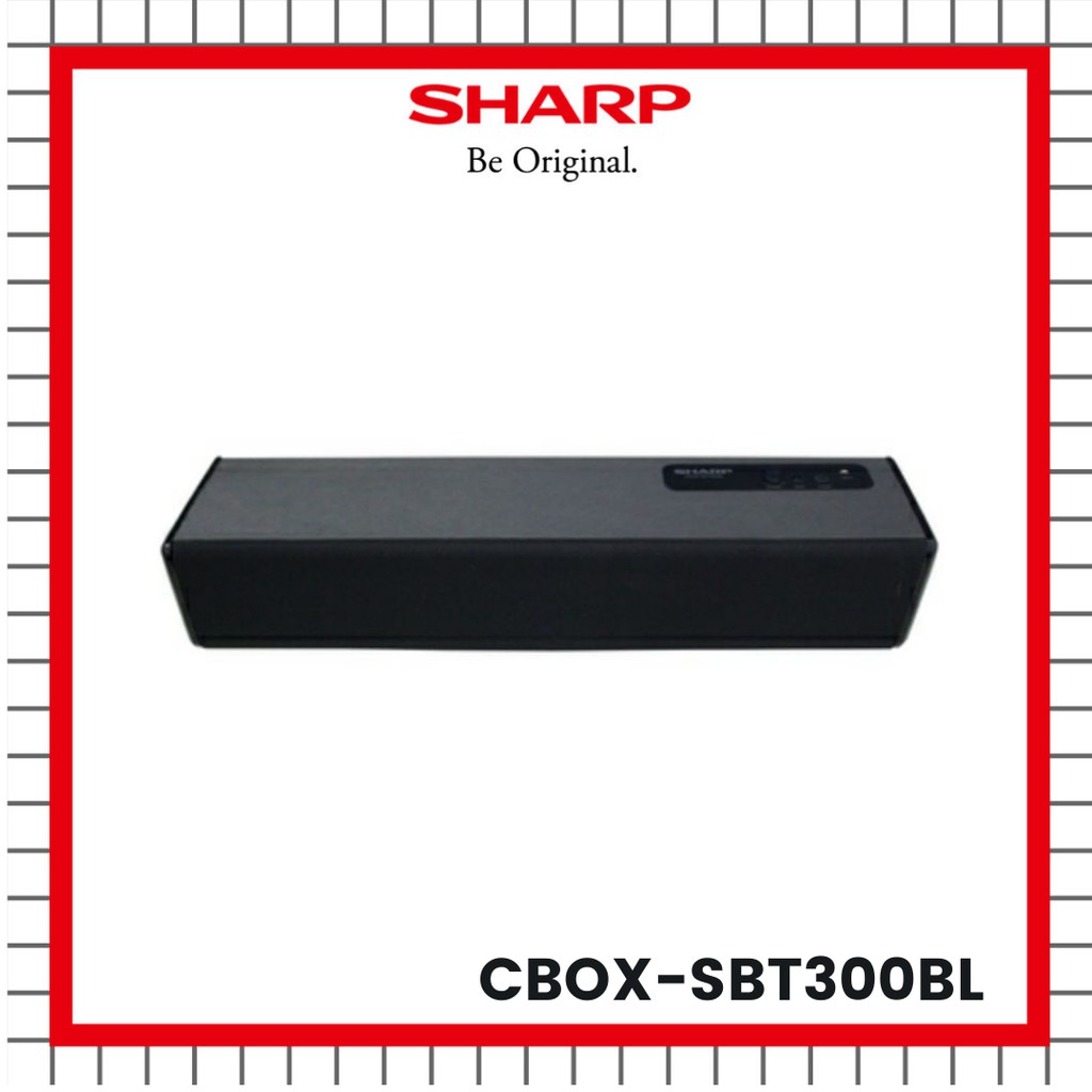 ACTIVE SPEAKER SHARP CBOX-SBT300BL / SPEAKER AKTIF SHARP CBOX-SBT300BL