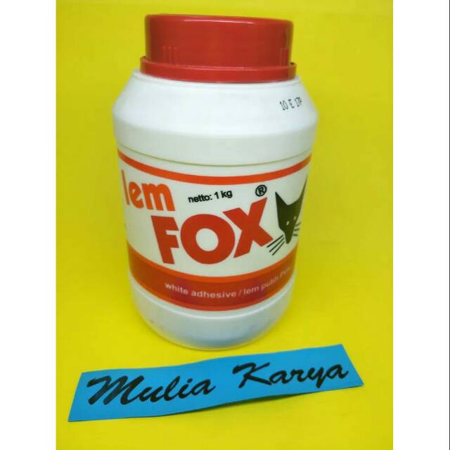 

Lem Fox 1 kg - 500 gram / Lem Putih Fox 1 kg - 500 gram