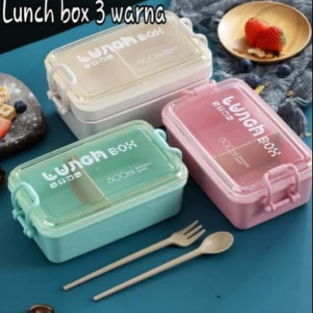 Lunch Box Set Kotak Makan Nasi Piknik