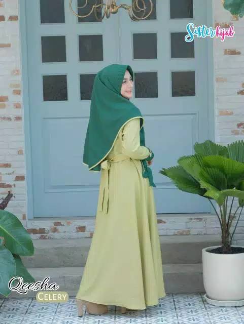 COD GAMIS QEESHA TANPA HIJAB//GAMIS WANITA