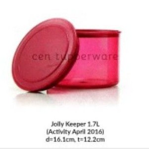 toples tupperware jolly keeper 1pcs