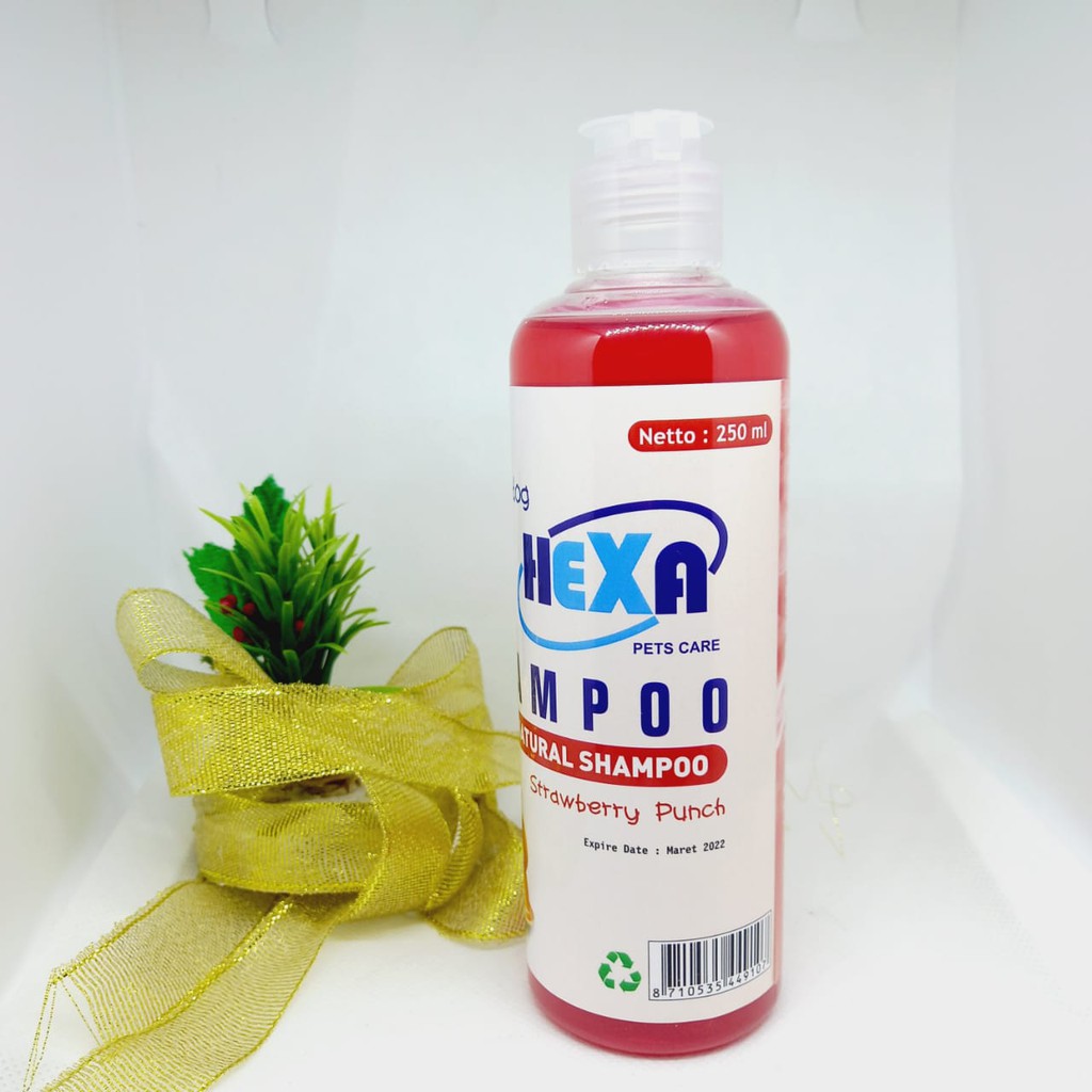 Hexa Natural Shampo 250 ml Untuk Kucing &amp; Anjing