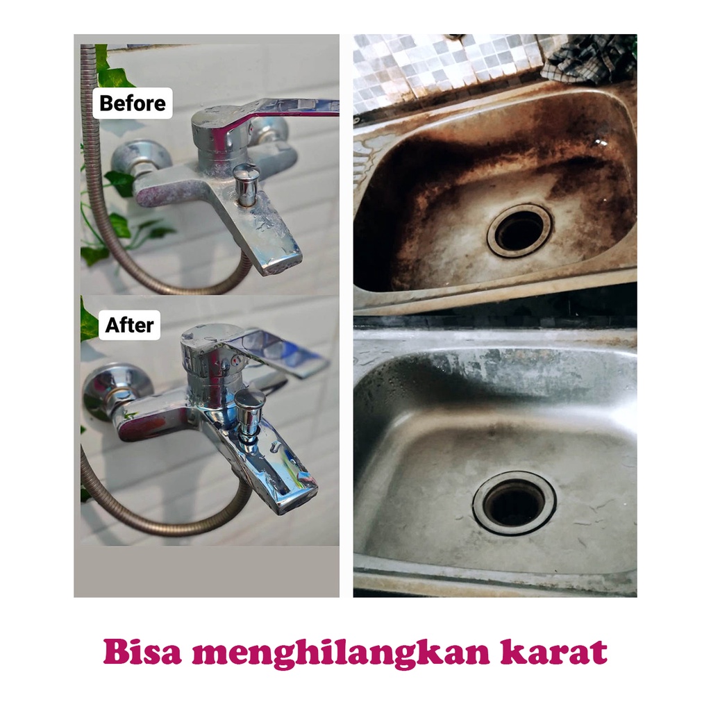 Pembersih kerak keramik kamar mandi / Pembersih kerak toilet ampuh CLEER 500ML