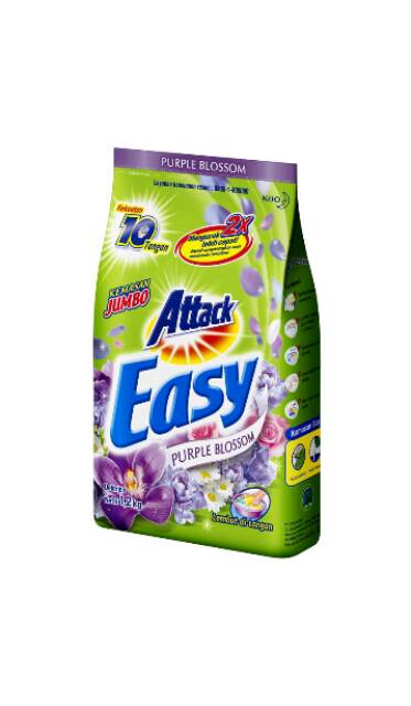 Kao Attack Detergent Powder Easy 1 2 Kg Shopee Indonesia