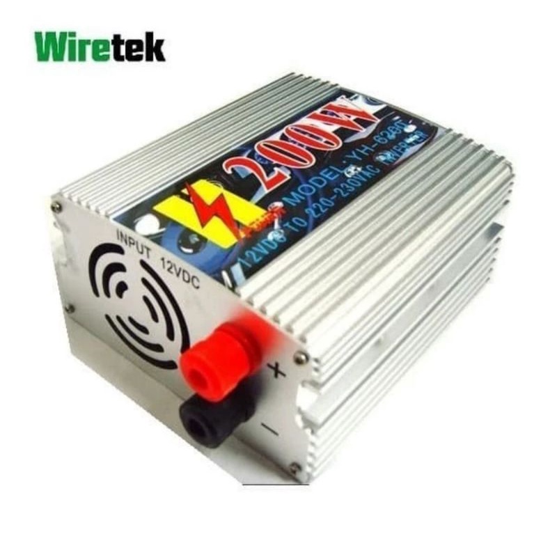 Power Inverter 200W/Power Inverter DC 12V to AC 220V - 200w