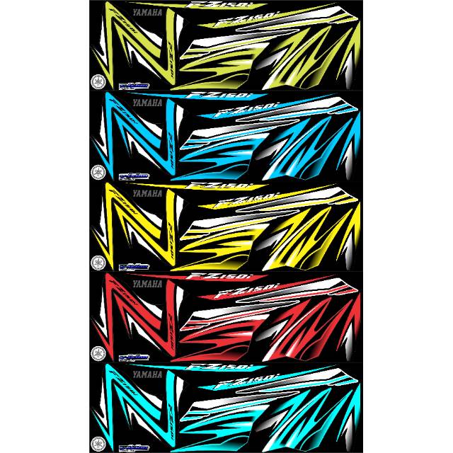 (LES) Les striping variasi yamaha Vixion old grafis minimalis art