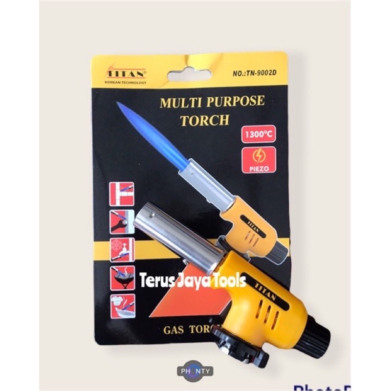 TITAN TN-9002 Gas Touch - kepala Tabung Gas / Gas Touch Alat Pemantik Api Las Mini Bakar