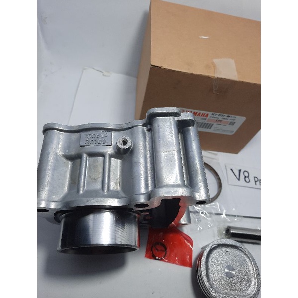 Blok Seher+piston+Ring Komplit,Vixion Pertama,Vixion New,R15,Mx King,kode 3C1.Kualitas Ori yamaha.