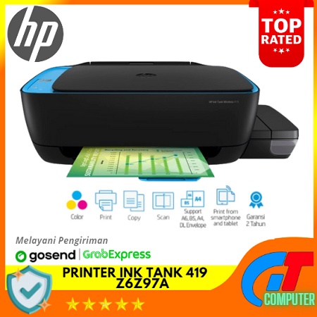 HP Ink Tank Wireless 419 [ Z6Z97A ] - HP Ink Tank 419