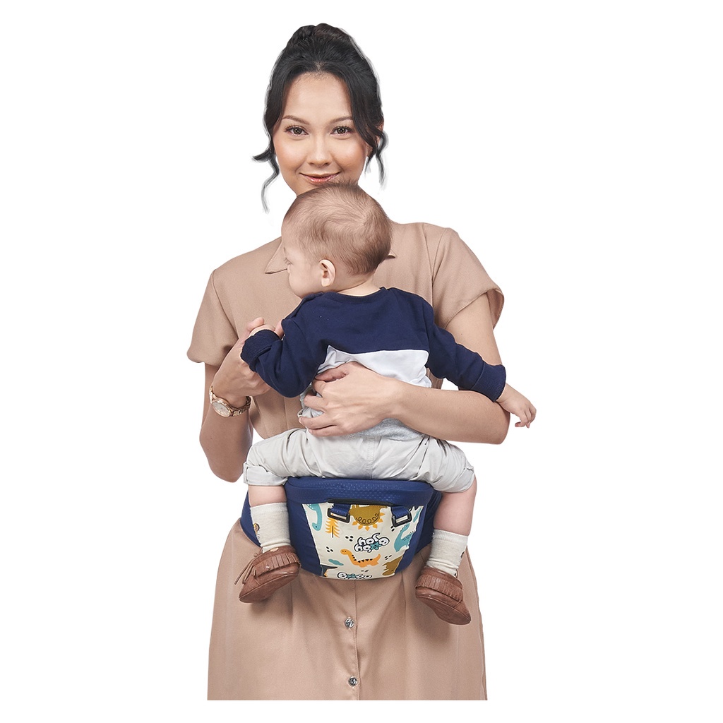 Gendongan Bayi Hipseat dudukan depan Baby Joy Kokoa Series BJG 3029 Polar Bear BJG3037 makassar