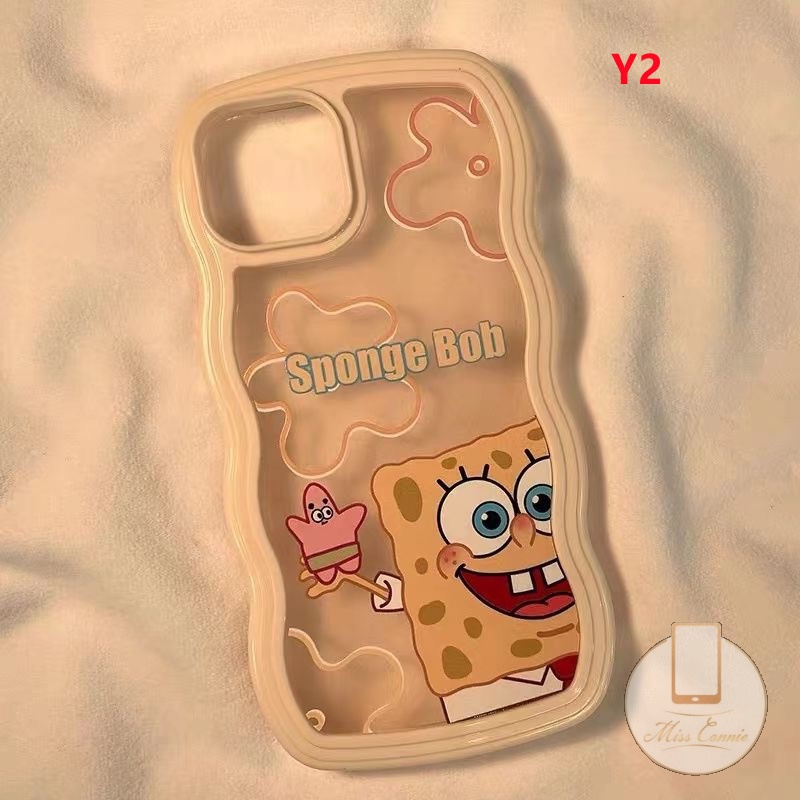 Case Untuk Samsung A14 A04s A12 A13 A04 A04E A03s A53 A32 A52 A51 A31 A52s A03 A22 A23 A50s A33 A20 A50 A30 A11 A21s A02s M22 Patrick Star Spongebob Wavy Edge Shockproof Soft Case