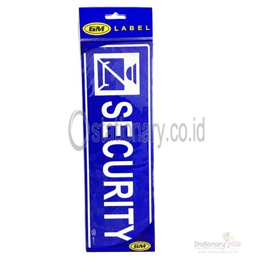 

Label Stiker (B) SECURITY Warna LB426C