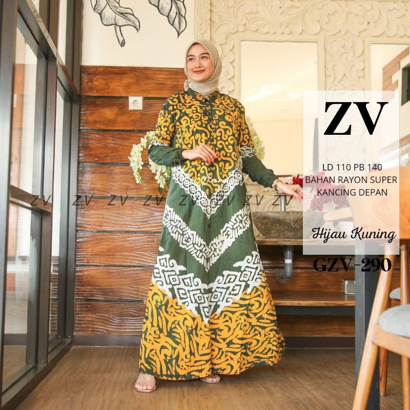 GAMIS TWILL RAYON KANCING DEPAN