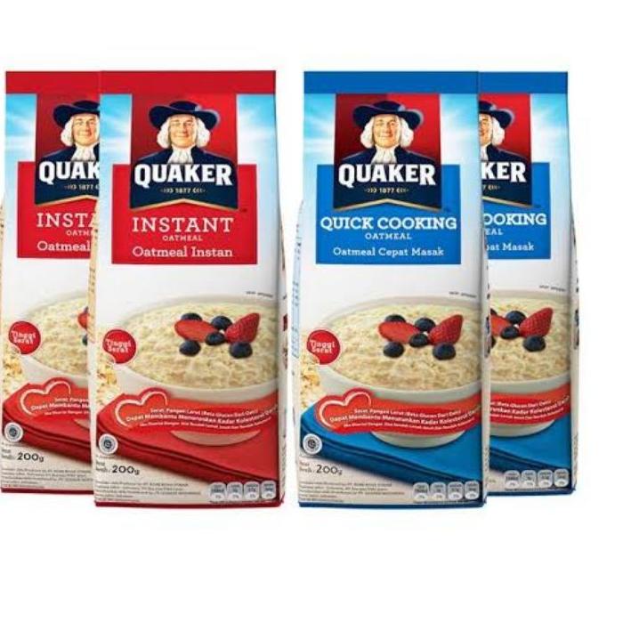 

Harga Terbaik--Quaker oatmeals merah / biru 200gr