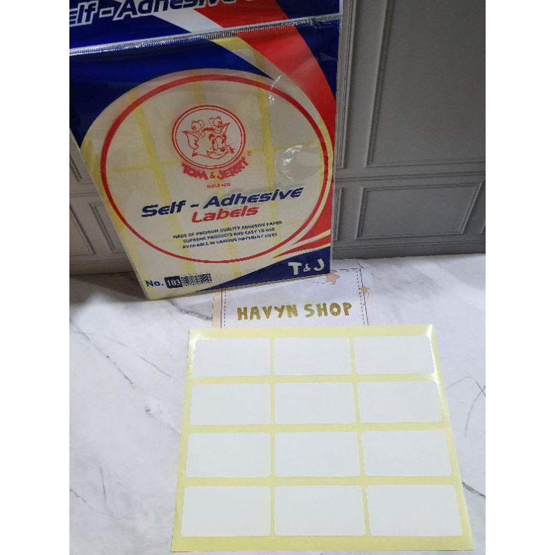 label nama/label/sticker/label kertas/tom jerry-103