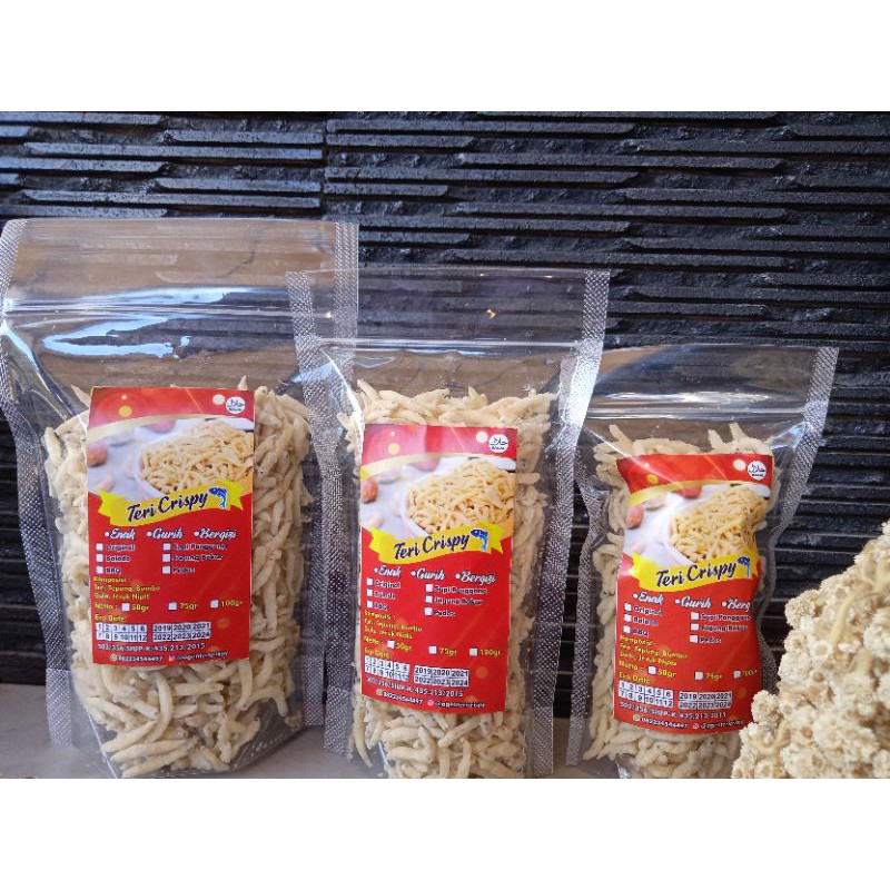 

Teri Medan Crispy/Teri Crispy Renyah 100gr MURAH