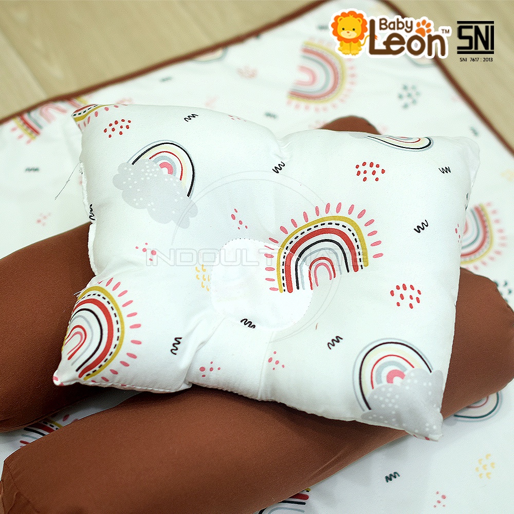 3in1 Set Bantal Guling Bayi Anak Kasur Bayi Set Bantal Matras Bayi Bantal Bayi Menyusui BGS-123 Kasur Multifungsi Bedcober Bayi SP-019 BABY LEON