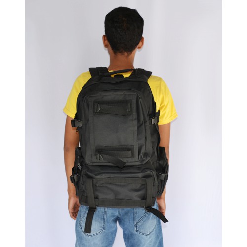 Tas Ransel Army Model Lebanon Besar Hitam