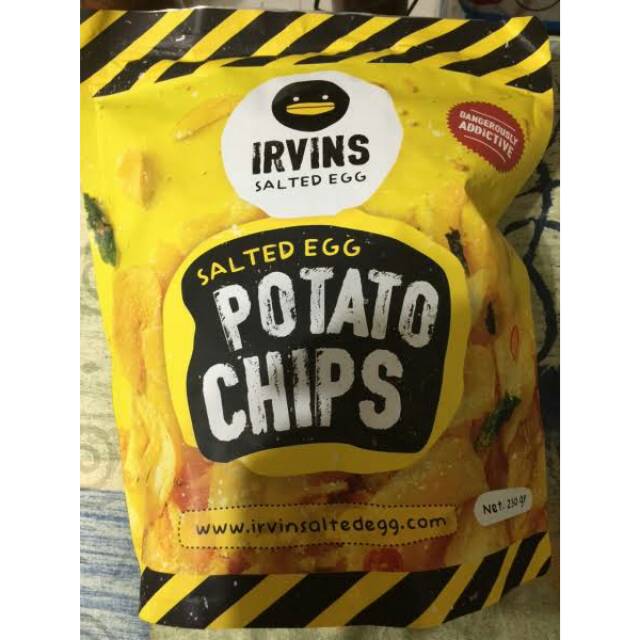 

Irvins Salted Egg Potato Chips 230 gram (JAKARTA)