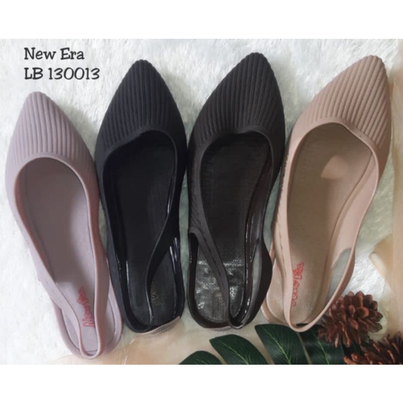 SANDAL JELLY SLOP WEDGES WANITA NEW ERA LB 13013