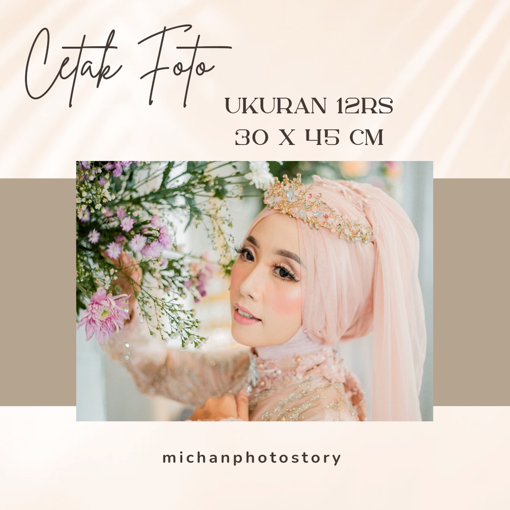 CETAK FOTO UKURAN 12RS - CETAK FOTO MESIN FUJIFILM - CETAK FOTO PREWEDDING