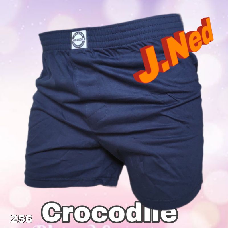 J256 - CELANA PENDEK BOXER PRIA CROCODILE ART 538-007 SIZE S - XL HARGA 1 PCS