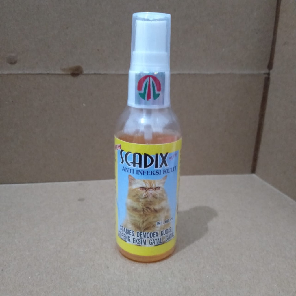 SCADIX SPRAY! Anti infeksi kulit kucing