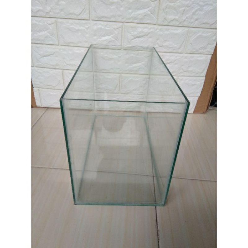 akuarium kaca polosan/aquarium aquascape polos 40x20x20