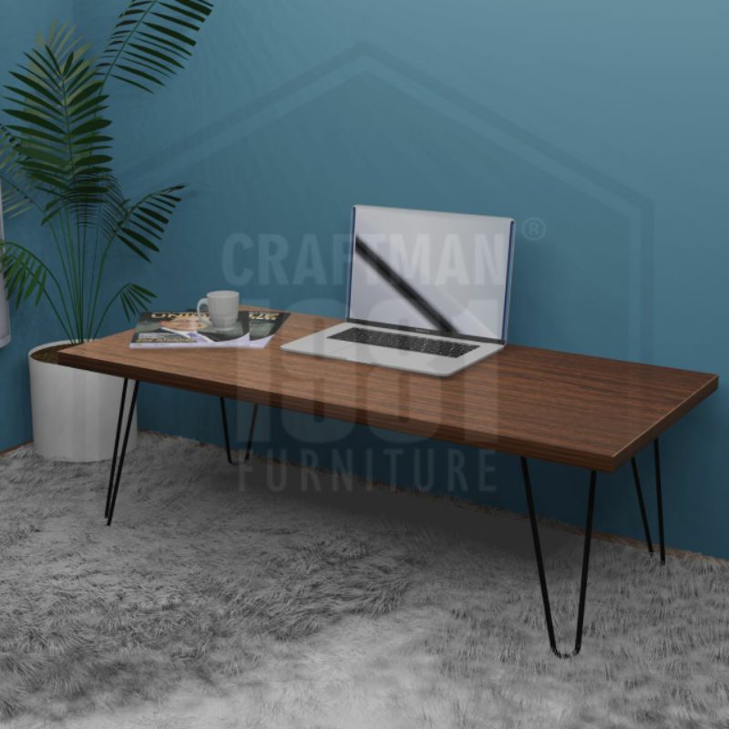 Meja Hairpin Modern Meja Rias Meja Komputer Work Table Minimalis 100x60cm
