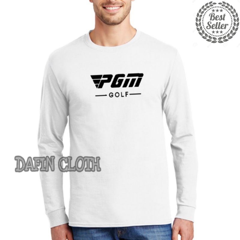 Tshirt Baju Kaos Pria Lengan Panjang PGM Golf