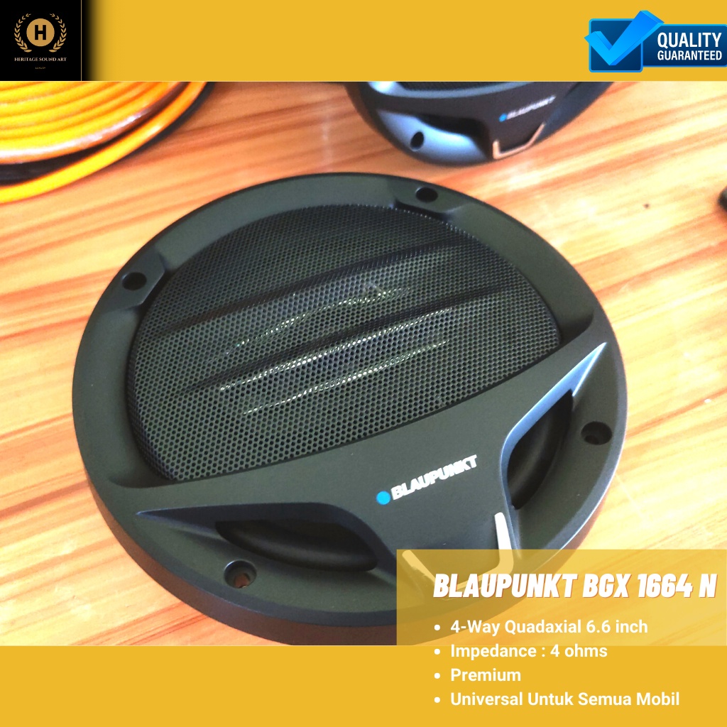 Speaker Coaxial - Speaker Pintu Mobil - Speaker Midbass Blaupunkt BGx 1664 N
