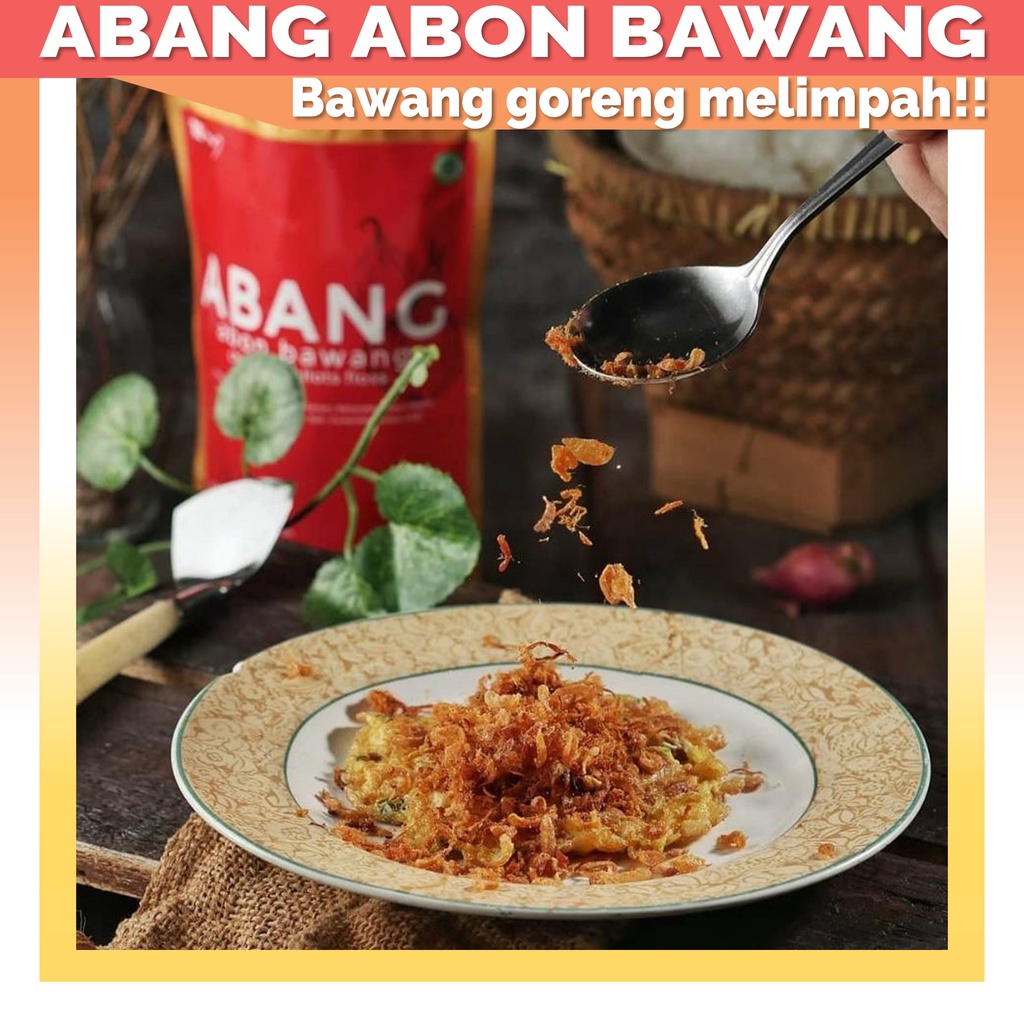 

ABON AYAM BAWANG GORENG Homemade ABANG Halal Siap Tabur