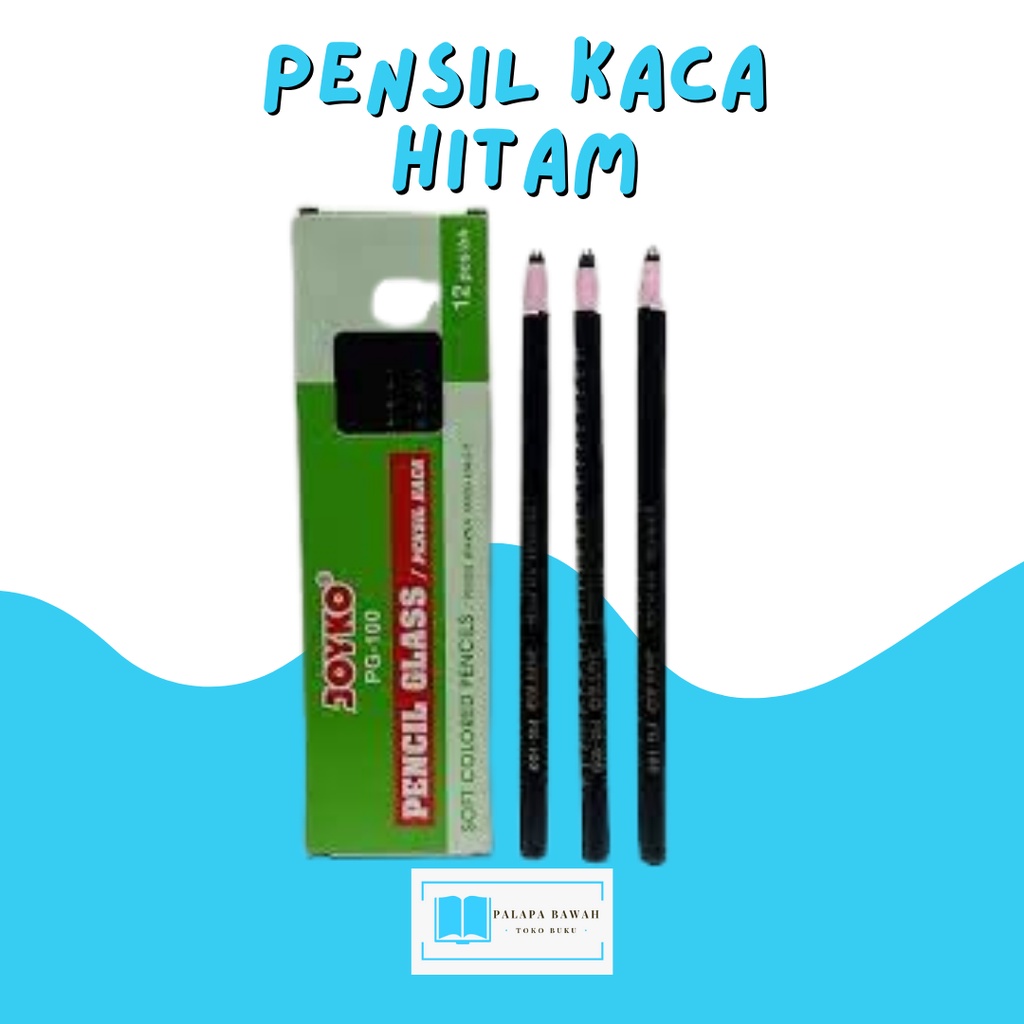 

PENSIL KACA JOYKO HITAM /JOYKO GLASS PENCIL