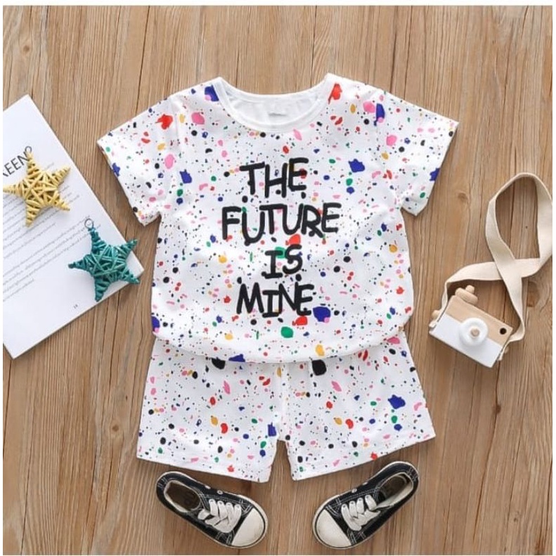 PROMO !!! Baju Set // Setelan Bayi Full Motif ORIGINAL