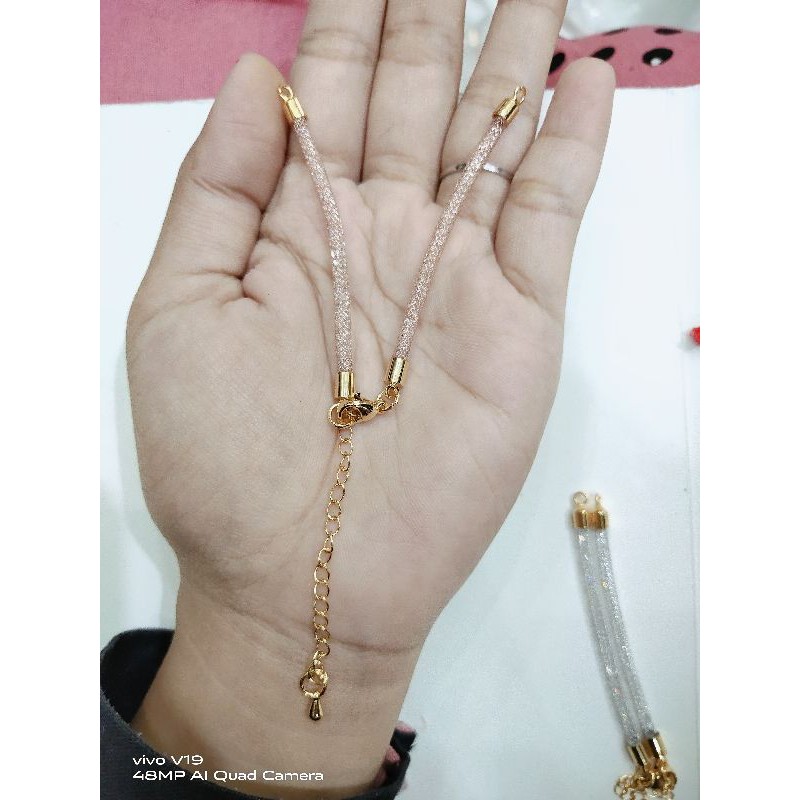 gelang crystal kencer atau kaitan