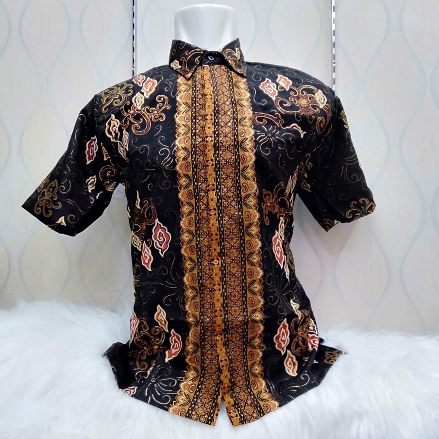 Kemeja Batik Pria Lengan Panjang Dan Lengan Pendek Motif Megamendung