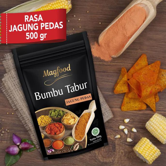 

MAGFOOD BUMBU TABUR JAGUNG PEDAS 500 GRAM