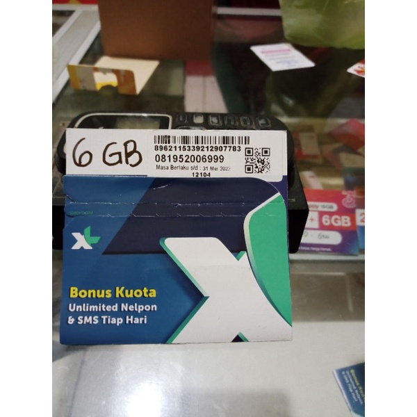 no cantik xl 999 kuota 6 gb.