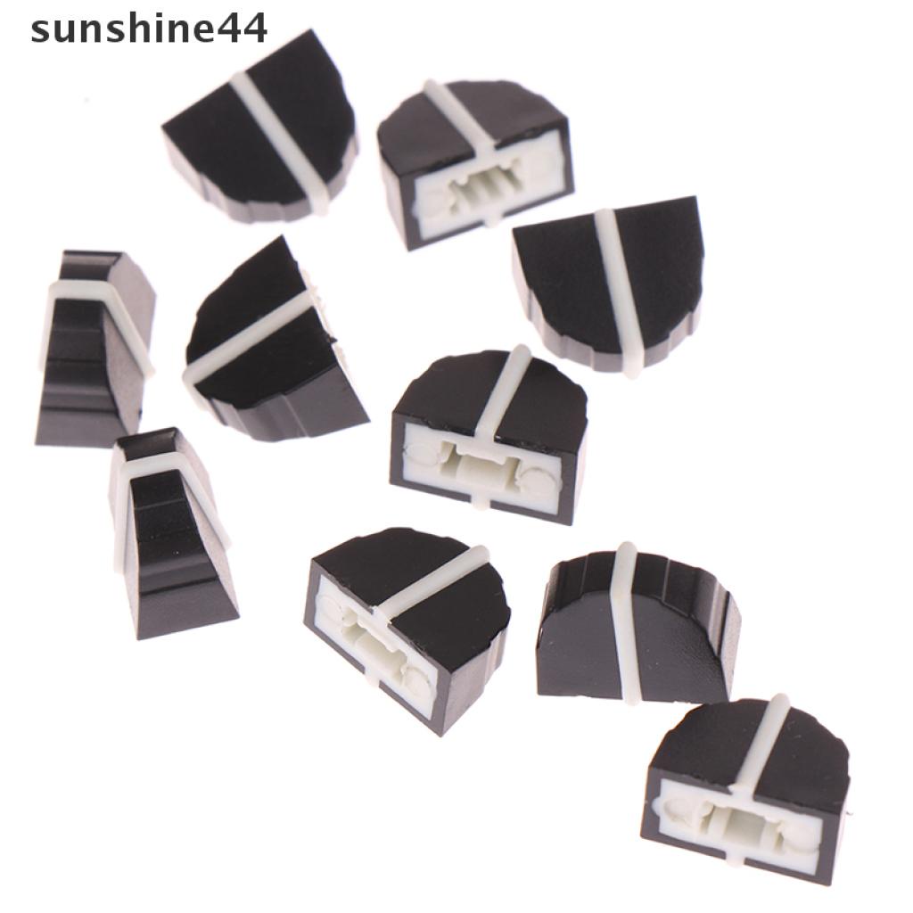 Sunshine 10pcs DBX2231 Cap Kenop Potentiometer Fader Equalizer Fader 11mm X 9mm Lubang 4MM